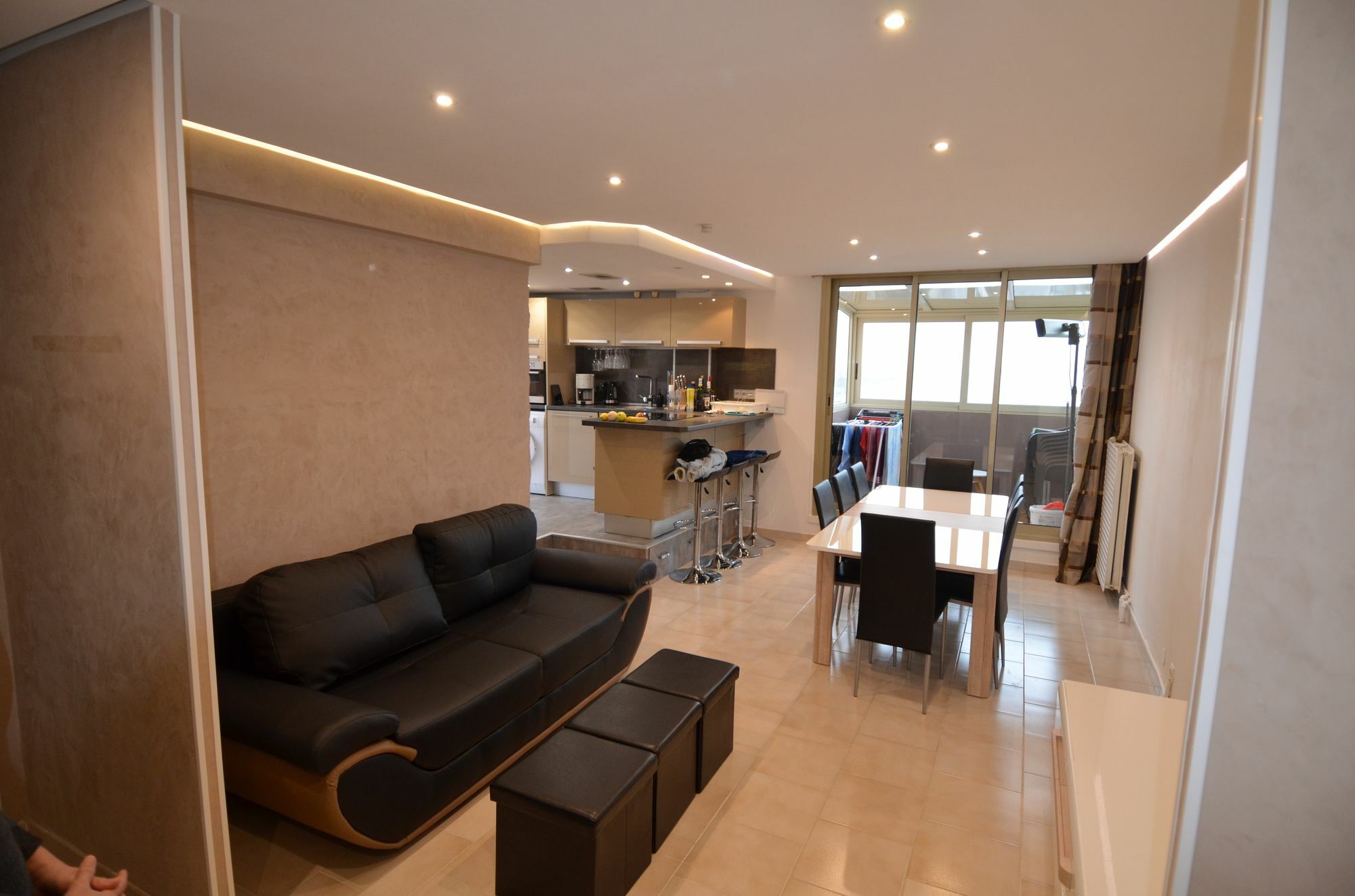 Appartement Rooftop 8 Personnes Grande Terrasse Avec Parking Quartier Aeroport Nice Eksteriør billede